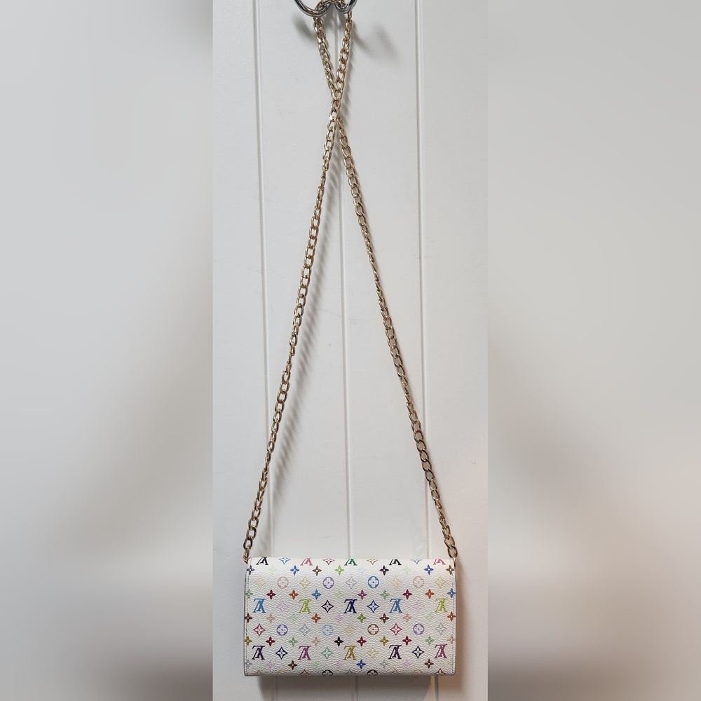 LOUIS VUITTON LV Mulicolor Takashi Murakami Sarah Portefeiulle Wallet - Picture 9 of 16